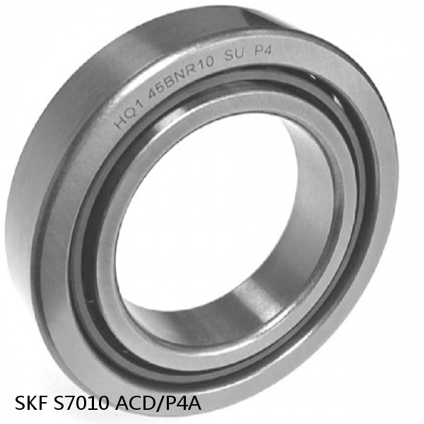 S7010 ACD/P4A SKF High Speed Angular Contact Ball Bearings