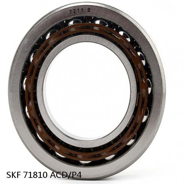 71810 ACD/P4 SKF High Speed Angular Contact Ball Bearings