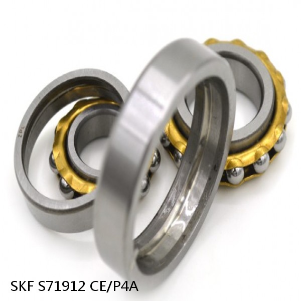 S71912 CE/P4A SKF High Speed Angular Contact Ball Bearings