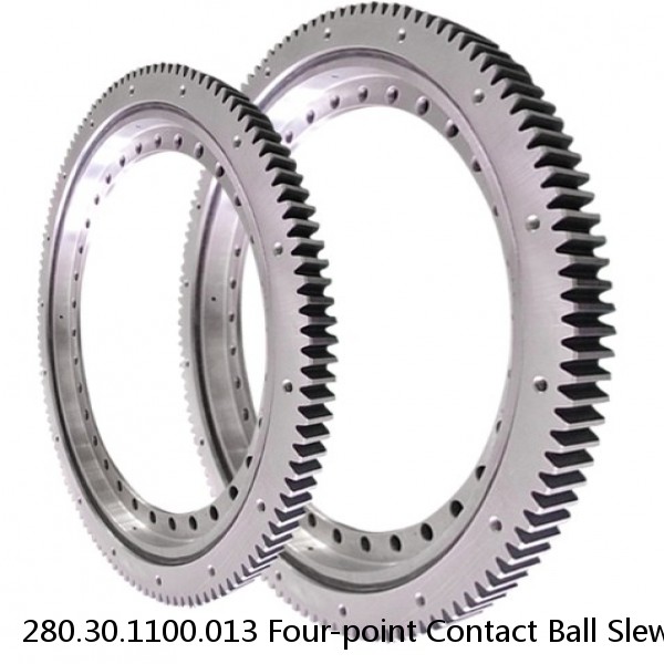280.30.1100.013 Four-point Contact Ball Slewing Bearing 1300*1005*90mm