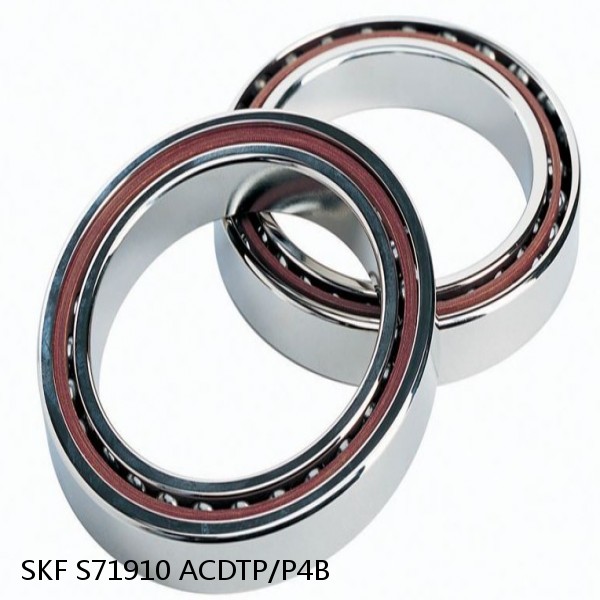 S71910 ACDTP/P4B SKF High Speed Angular Contact Ball Bearings #1 image