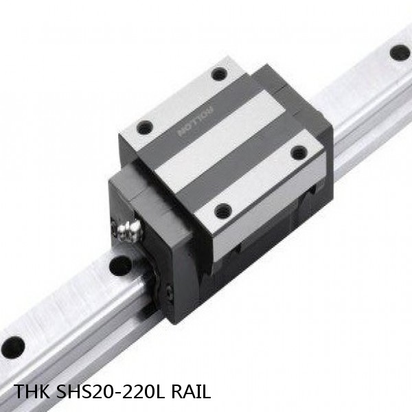 SHS20-220L RAIL THK Linear Bearing,Linear Motion Guides,Global Standard Caged Ball LM Guide (SHS),Standard Rail (SHS) #1 image