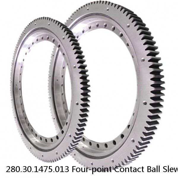 280.30.1475.013 Four-point Contact Ball Slewing Bearing 1598*1307*90mm #1 image